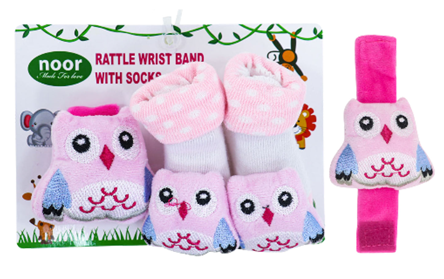 Medias y muñequera para bebé