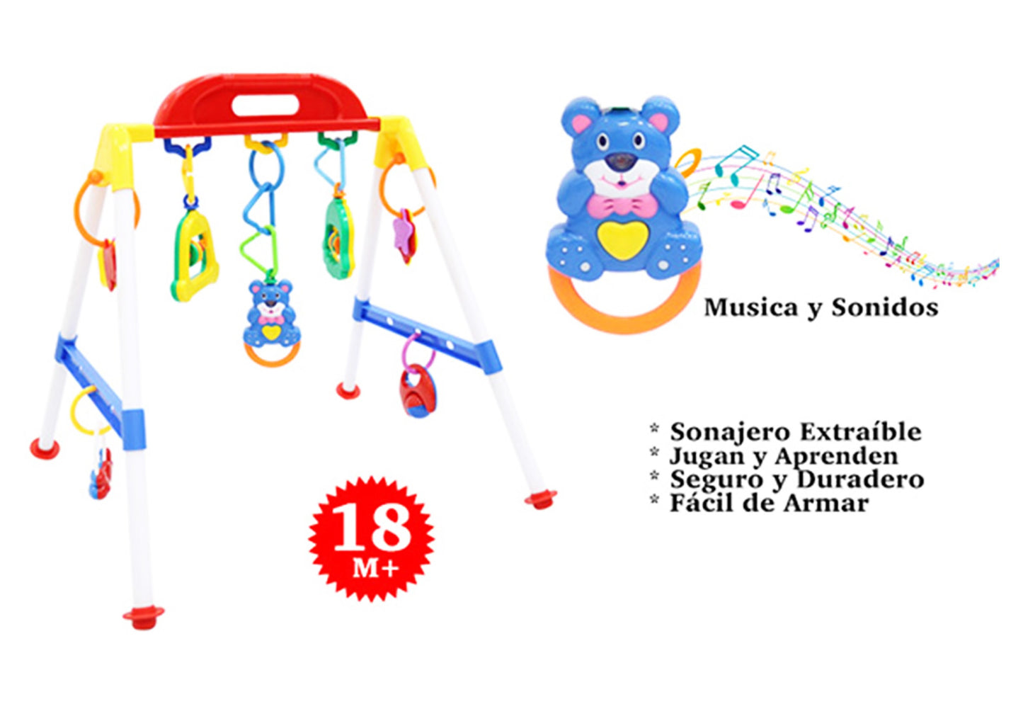 Gimnasio didáctico para bebé