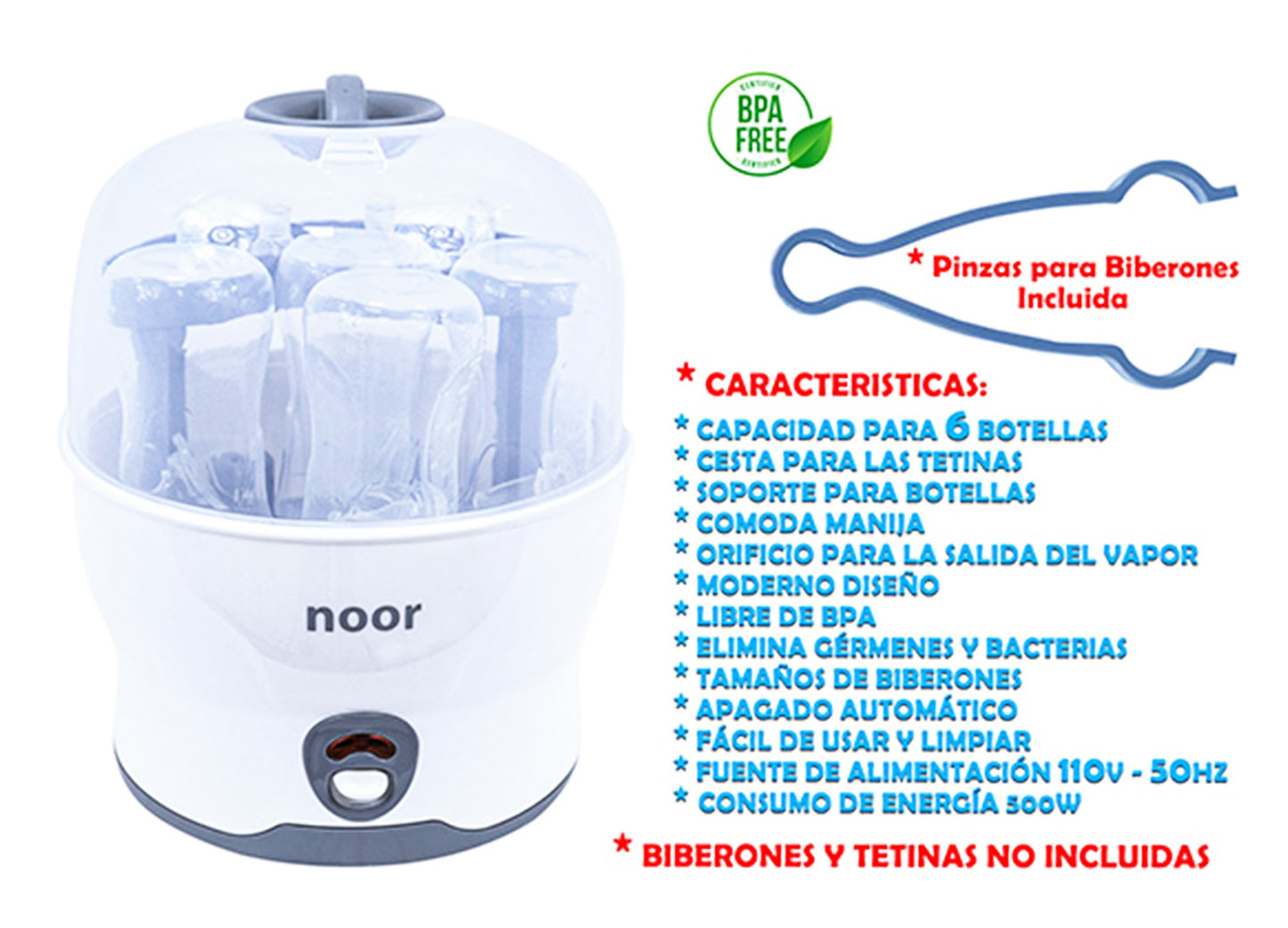 Esterilizador de biberones