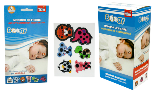 Monitor adhesivo de fiebre