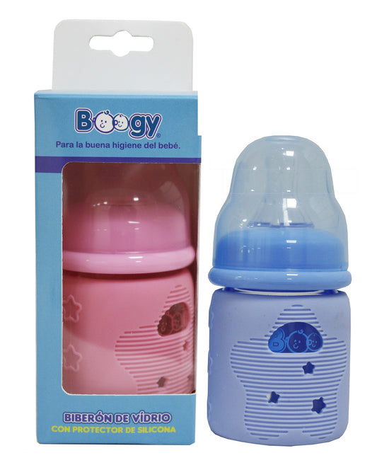 Biberón de vidrio