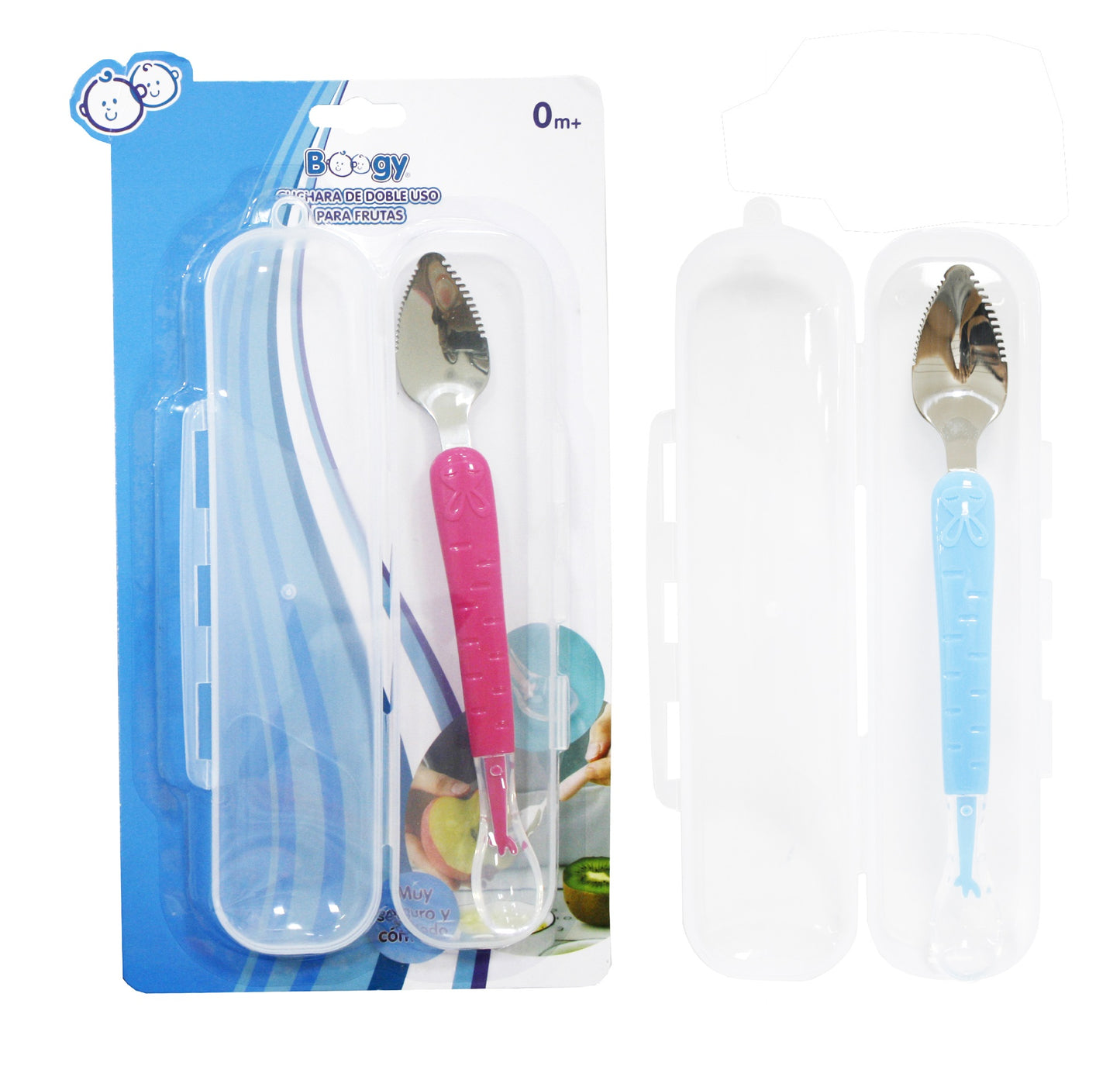 Cuchara doble uso para frutas