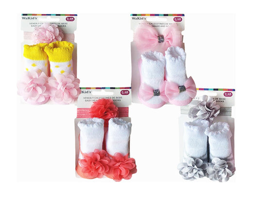 Set de medias y cintillo