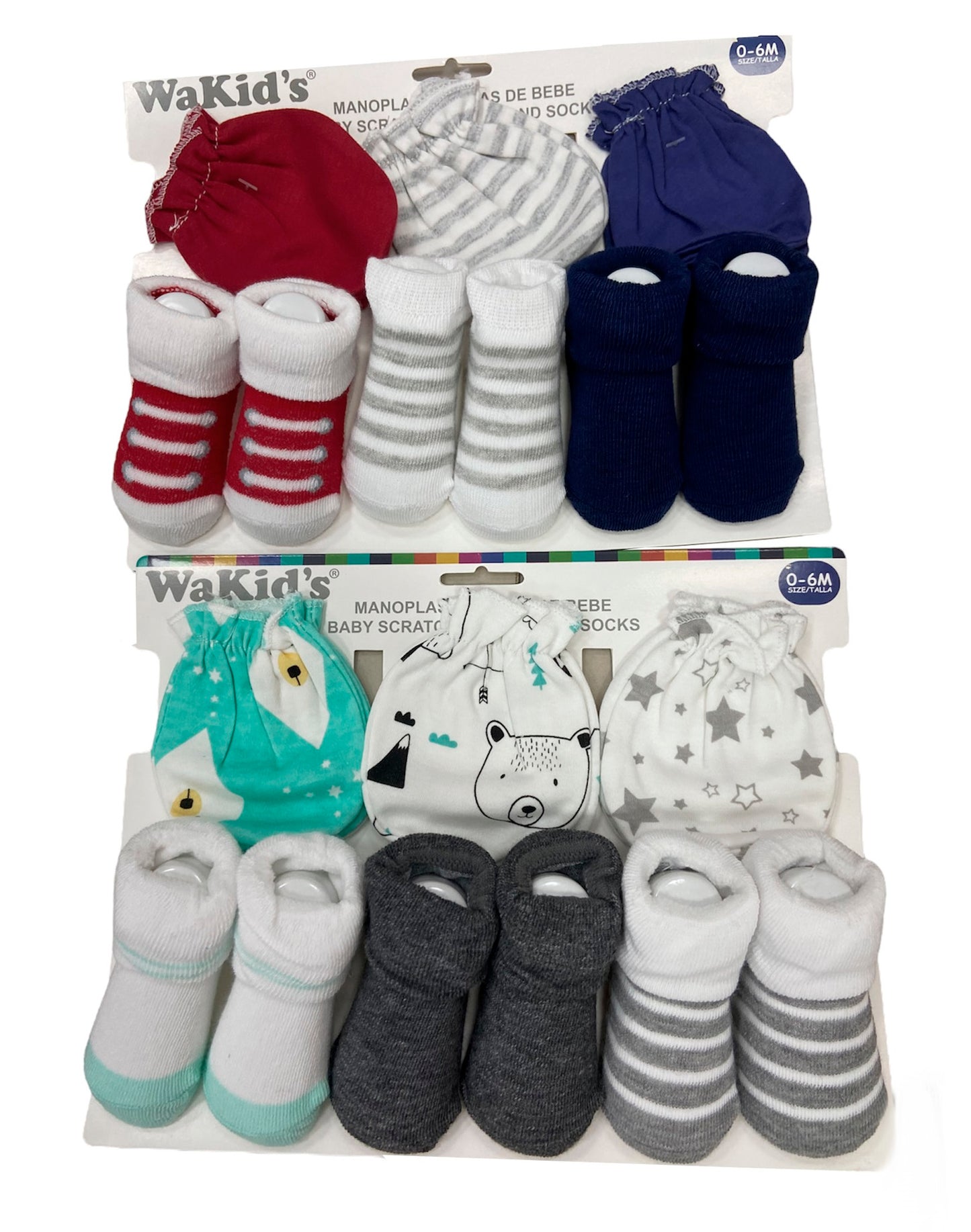 Set de guantes y medias