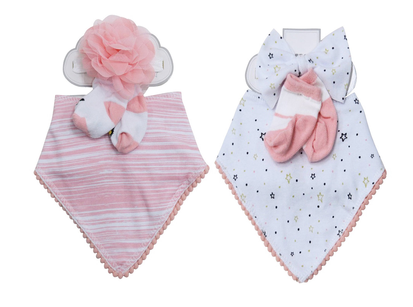 Set de babero y cintillo