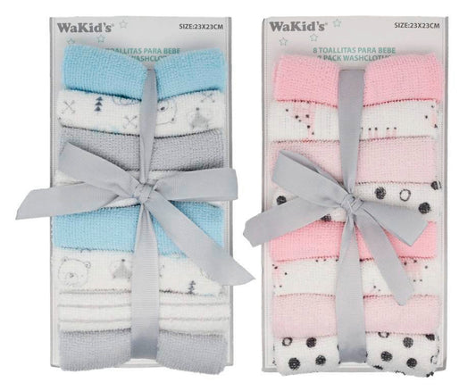 Set de 8 toallas para bebé