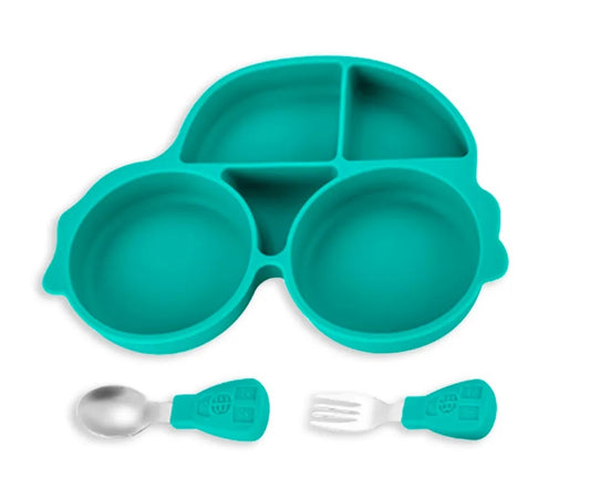 Plato de silicona (modelo carritos)