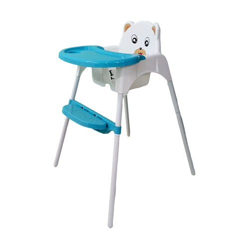 Silla de comer oso (azul)
