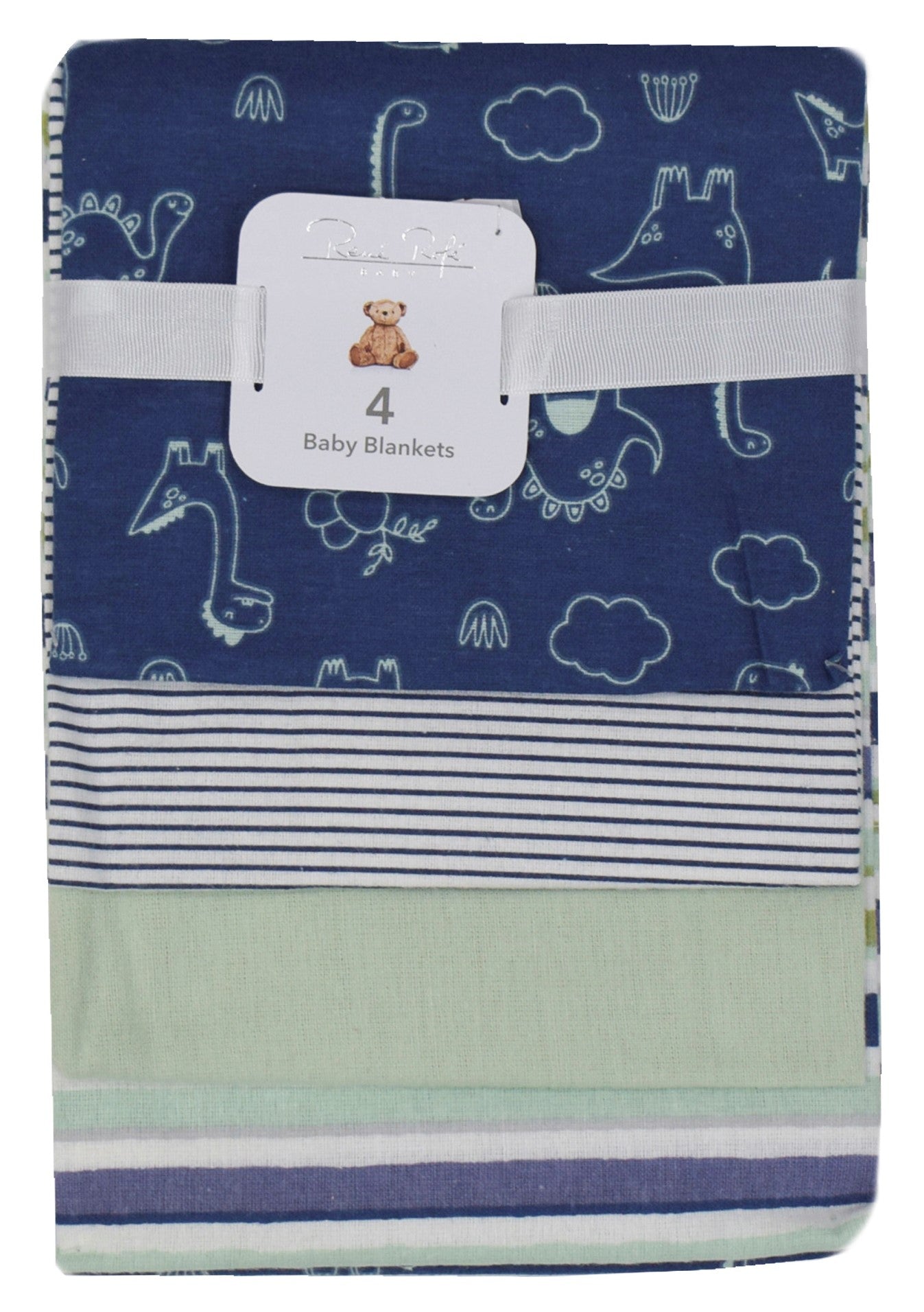 Set de 4 cobijas para bebé