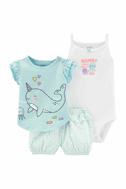 Conjunto Mommy Loves me-Carter's