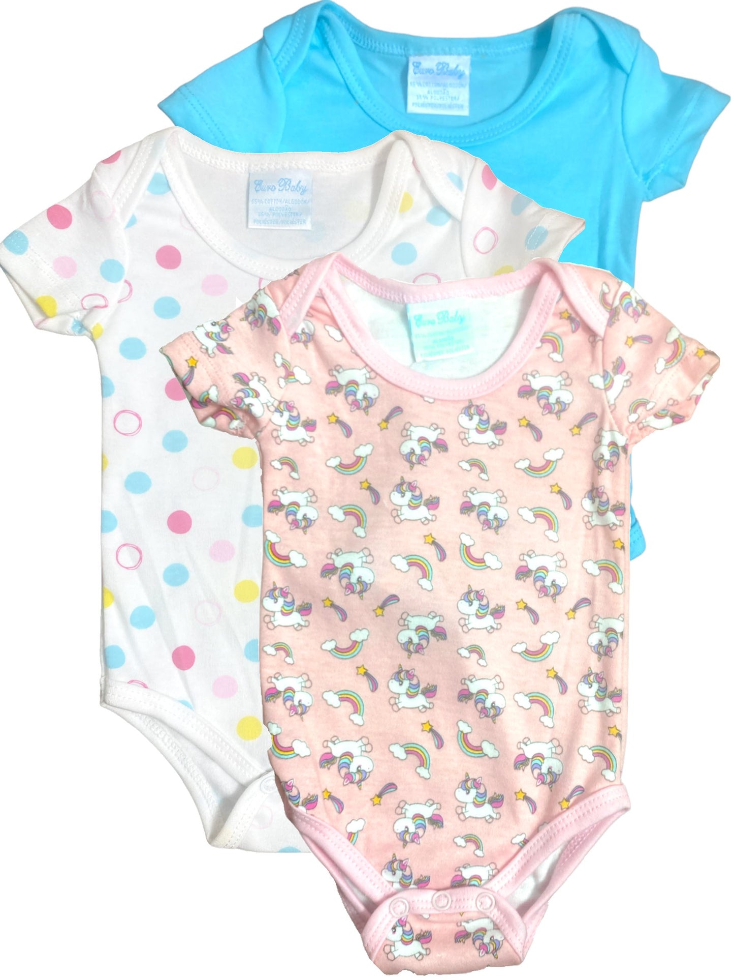 Set de 3 Bodys-Euro Baby