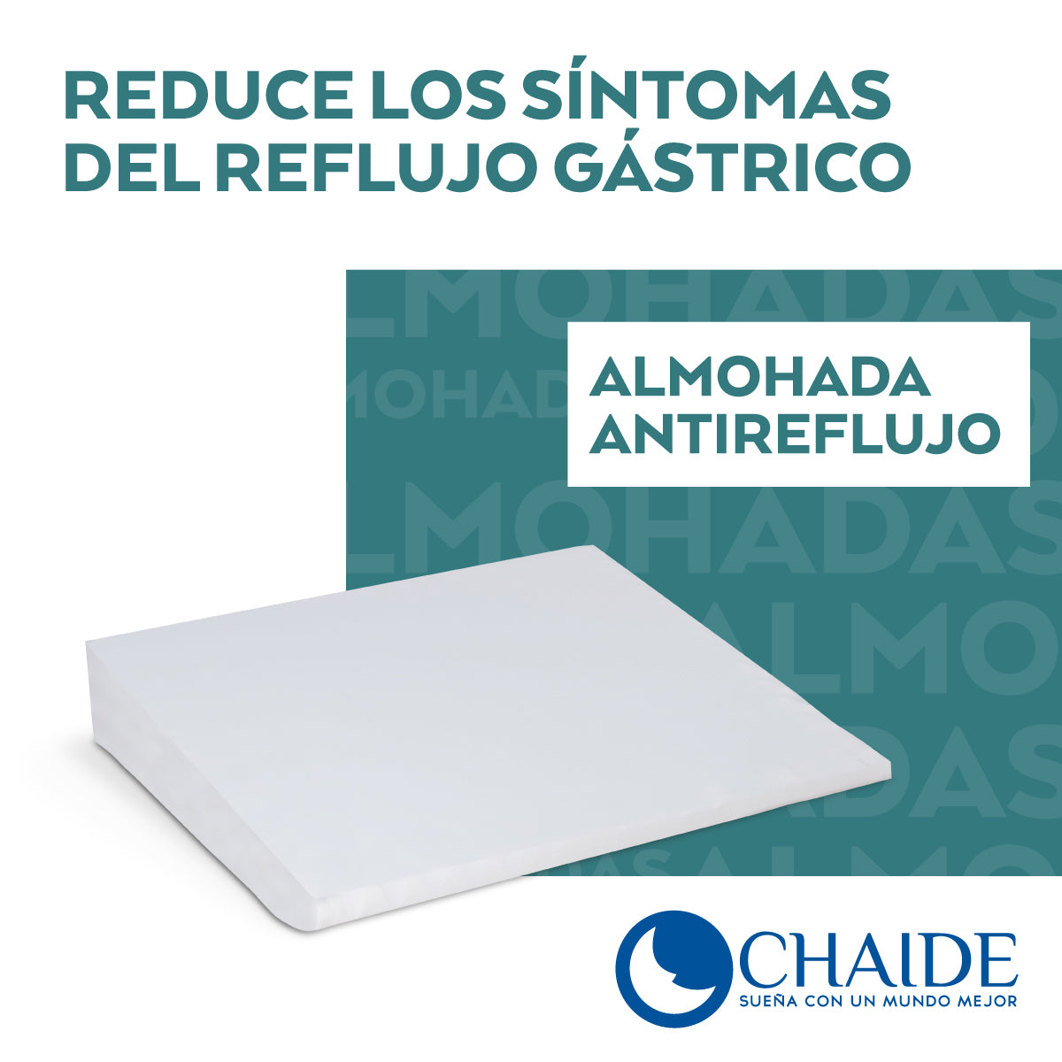 Almohada Anti-reflujo Antifluido